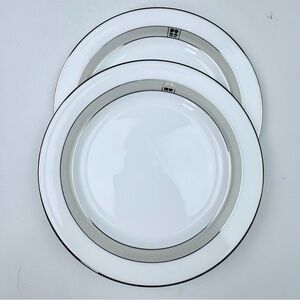 KATE SPADE x LENOX Noel Platinum Alabaster Small Plates